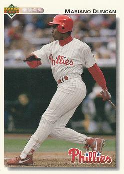 #792 Mariano Duncan - Philadelphia Phillies - 1992 Upper Deck Baseball