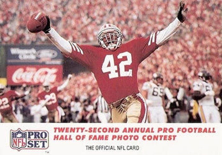 #793 Ronnie Lott - San Francisco 49ers - 1990 Pro Set Football