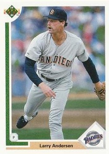 #793 Larry Andersen - San Diego Padres - 1991 Upper Deck Baseball