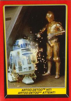 #109 Artoo-Detoo Hit - 1983 O-Pee-Chee Return Of The Jedi