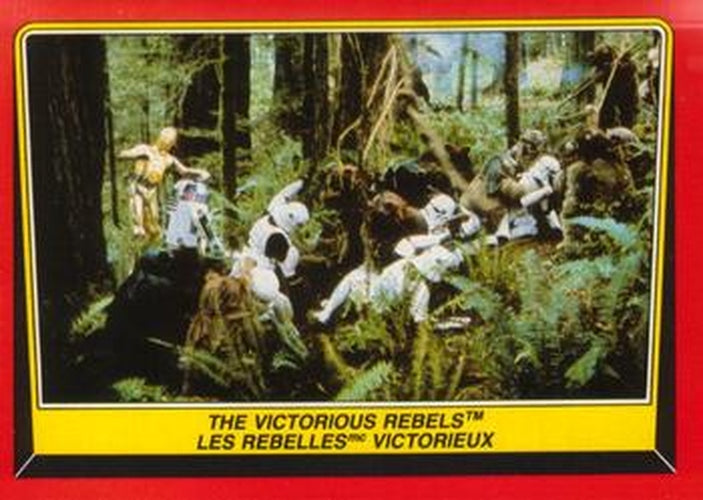 #114 The Victorious Rebels - 1983 O-Pee-Chee Return Of The Jedi