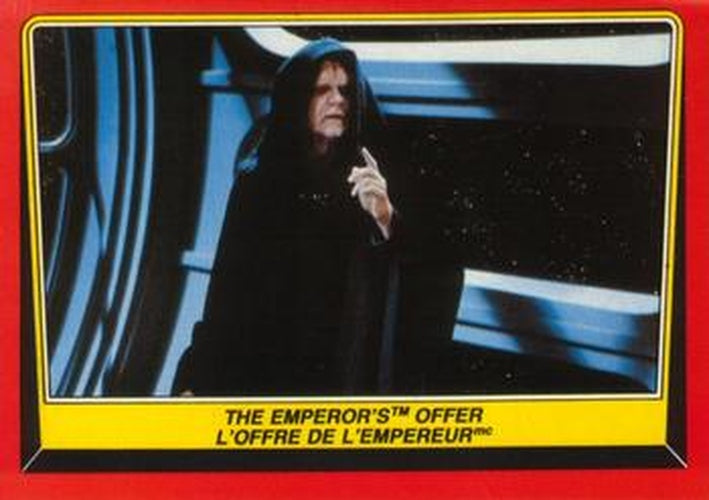 #118 The Emperor's Offer - 1983 O-Pee-Chee Return Of The Jedi