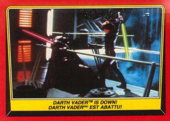 #121 Darth Vader Is Down! - 1983 O-Pee-Chee Return Of The Jedi