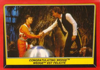 #127 Congratulating Wedge - 1983 O-Pee-Chee Return Of The Jedi