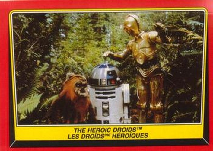 #129 The Heroic Droids - 1983 O-Pee-Chee Return Of The Jedi