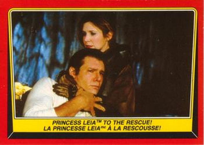 #30 Princess Leia to the Rescue! - 1983 O-Pee-Chee Return Of The Jedi