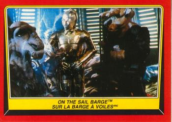 #40 On the Sail Barge - 1983 O-Pee-Chee Return Of The Jedi