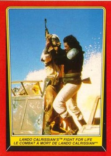 #43 Lando Calrissian's Fight - 1983 O-Pee-Chee Return Of The Jedi