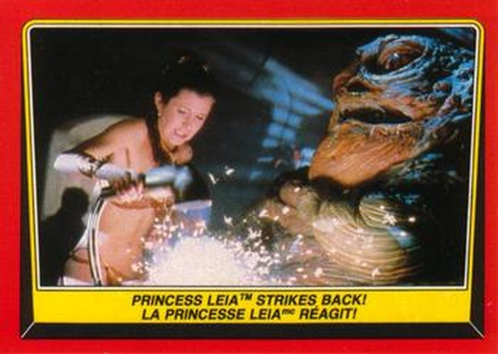 #45 Princess Leia Strikes Back! - 1983 O-Pee-Chee Return Of The Jedi