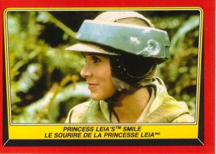 #73 Princess Leia's Smile - 1983 O-Pee-Chee Return Of The Jedi