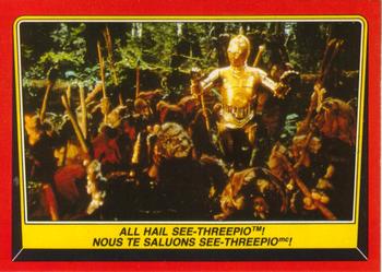 #80 All Hail See-Threepio! - 1983 O-Pee-Chee Return Of The Jedi