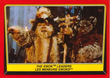#84 The Ewok Leaders - 1983 O-Pee-Chee Return Of The Jedi