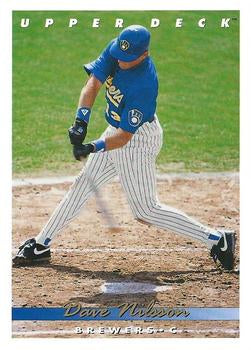#795 Dave Nilsson - Milwaukee Brewers - 1993 Upper Deck Baseball