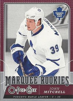 #796 John Mitchell - Toronto Maple Leafs - 2008-09 O-Pee-Chee Hockey