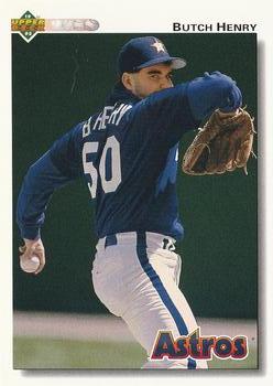 #796 Butch Henry - Houston Astros - 1992 Upper Deck Baseball