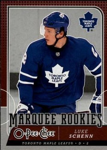 #798 Luke Schenn - Toronto Maple Leafs - 2008-09 O-Pee-Chee Hockey
