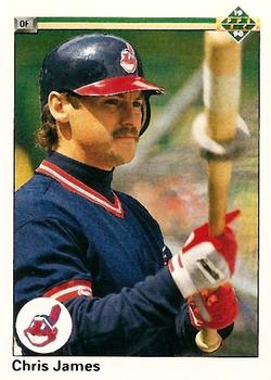 #798 Chris James - Cleveland Indians - 1990 Upper Deck Baseball