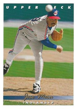 #798 Jose Mesa - Cleveland Indians - 1993 Upper Deck Baseball