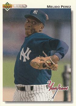 #799 Melido Perez - New York Yankees - 1992 Upper Deck Baseball