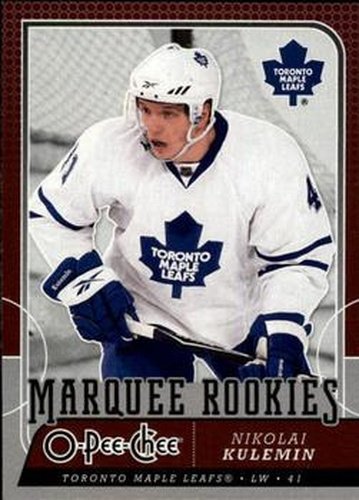 #799 Nikolai Kulemin - Toronto Maple Leafs - 2008-09 O-Pee-Chee Hockey