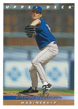 #799 Brian Holman - Seattle Mariners - 1993 Upper Deck Baseball