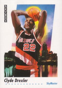 #579 Clyde Drexler - Portland Trail Blazers - 1991-92 SkyBox Basketball