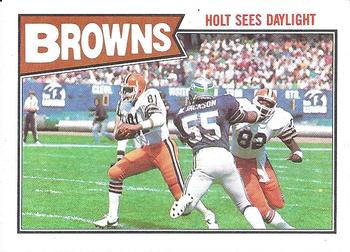 #79 Harry Holt - Cleveland Browns - 1987 Topps Football