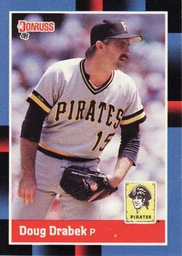 #79 Doug Drabek - Pittsburgh Pirates - 1988 Donruss Baseball