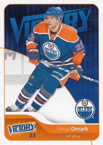 #79 Linus Omark - Edmonton Oilers - 2011-12 Upper Deck Victory Hockey