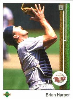 #379 Brian Harper - Minnesota Twins - 1989 Upper Deck Baseball