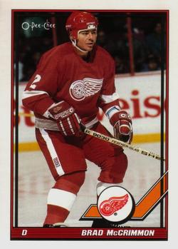 #79 Brad McCrimmon - Detroit Red Wings - 1991-92 O-Pee-Chee Hockey