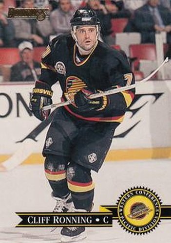 #79 Cliff Ronning - Vancouver Canucks - 1995-96 Donruss Hockey