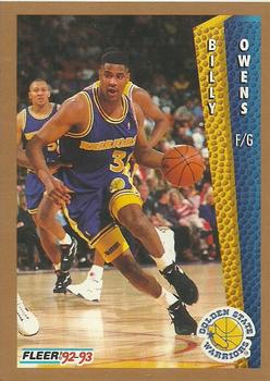 #79 Billy Owens - Golden State Warriors - 1992-93 Fleer Basketball