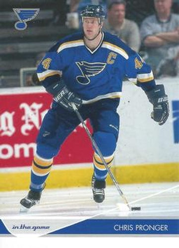 #79 Chris Pronger - St. Louis Blues - 2003-04 In The Game Toronto Star Hockey