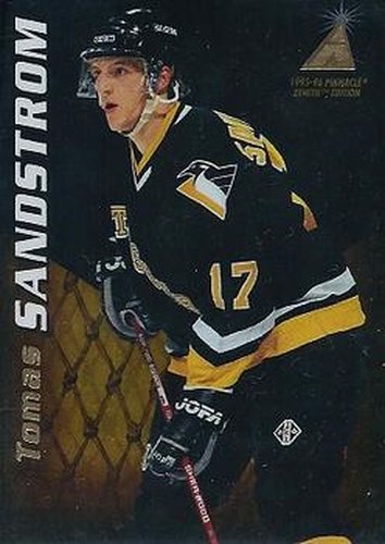 #79 Tomas Sandstrom - Pittsburgh Penguins - 1995-96 Zenith Hockey