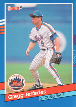 #79 Gregg Jefferies - New York Mets - 1991 Donruss Baseball