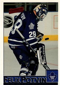 #79 Felix Potvin - Toronto Maple Leafs - 1995-96 Bowman Hockey
