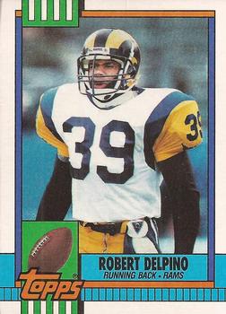 #79 Robert Delpino - Los Angeles Rams - 1990 Topps Football