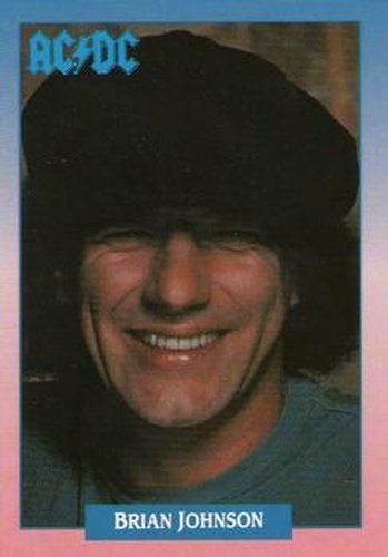 #79 Brian Johnson - 1991 Brockum Rock Cards
