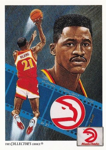 #79 Dominique Wilkins - Atlanta Hawks - 1991-92 Upper Deck Basketball