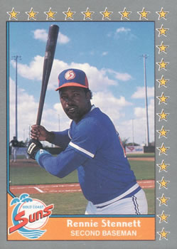 #79 Rennie Stennett - Gold Coast Suns - 1990 Pacific Senior League Baseball