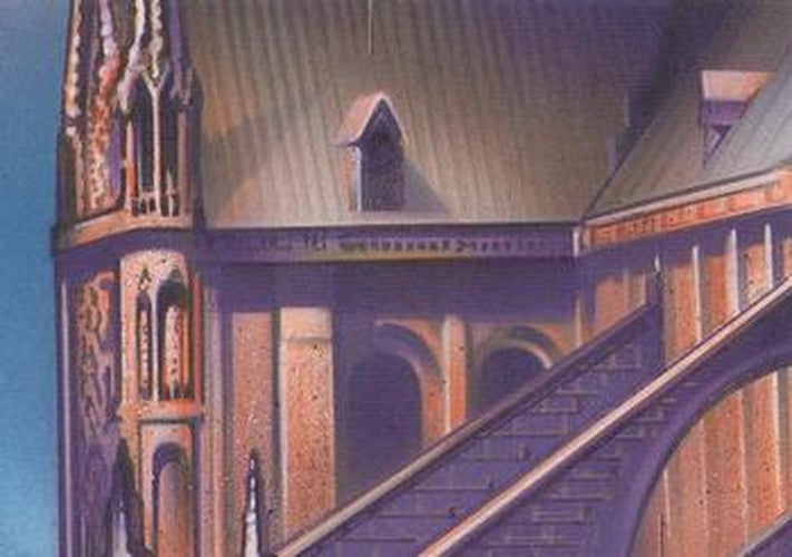 #79 Construction of the Notre Dame cathedral - 1996 Skybox Hunchback of Notre Dame