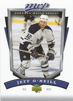 #279 Jeff O'Neill - Toronto Maple Leafs - 2006-07 Upper Deck MVP Hockey