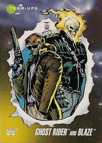 #79 Ghost Rider and Blaze - 1992 Impel Marvel Universe