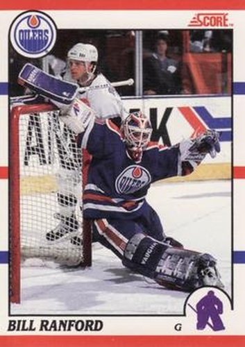 #79 Bill Ranford - Edmonton Oilers - 1990-91 Score Canadian Hockey
