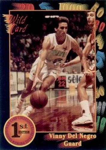 #79 Vinny Del Negro - NC State Wolfpack - 1991-92 Wild Card Basketball