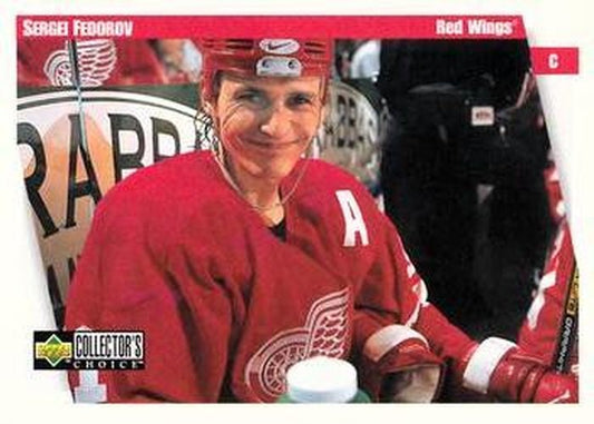 #79 Sergei Fedorov - Detroit Red Wings - 1997-98 Collector's Choice Hockey