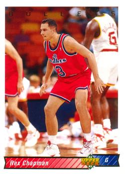 #79 Rex Chapman - Washington Bullets - 1992-93 Upper Deck Basketball
