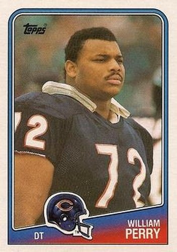 #79 William Perry - Chicago Bears - 1988 Topps Football