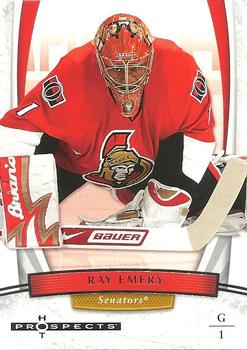 #79 Ray Emery - Ottawa Senators - 2007-08 Fleer Hot Prospects Hockey